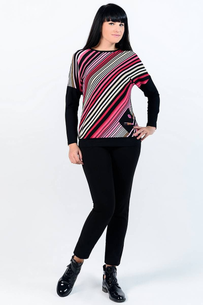 Джемпер La rouge 2942 полоска-набивная - фото 2