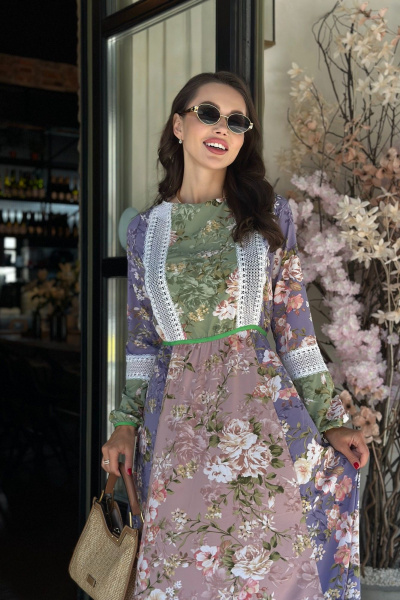 Платье макси босоножки в стиле бохо для летнего сезона Pavlova 169 - фото 8