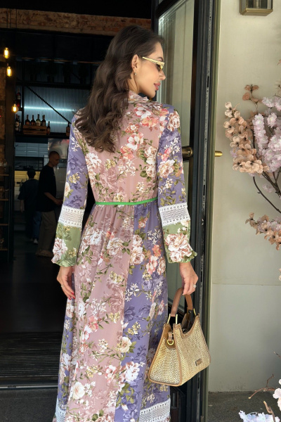 Платье макси босоножки в стиле бохо для летнего сезона Pavlova 169 - фото 5