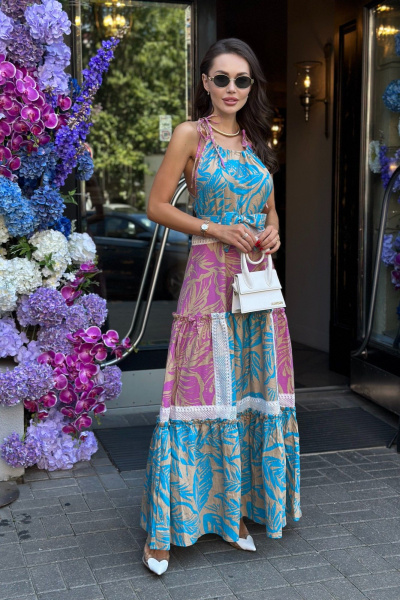 Летний сарафан на бретельках из легкой ткани Pavlova 170 - фото 11