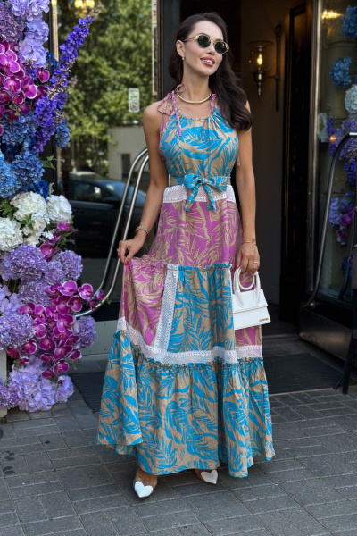 Летний сарафан на бретельках из легкой ткани Pavlova 170 - фото 9