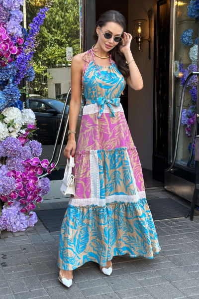 Летний сарафан на бретельках из легкой ткани Pavlova 170 - фото 2