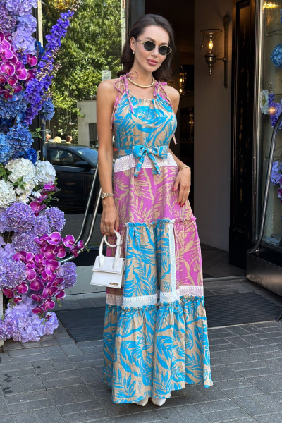 Летний сарафан на бретельках из легкой ткани Pavlova 170 - фото 1