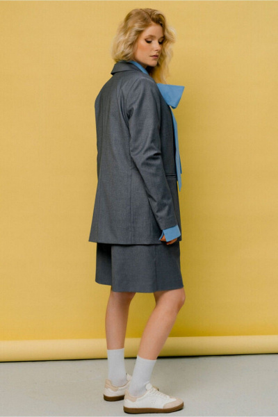 Жакет приталенный с карманами и лацканами на подкладке JRSy 2463 - фото 6