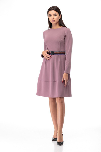 Платье Anelli 742 слива - фото 6