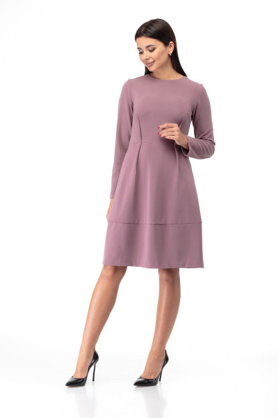 Платье Anelli 742 слива - фото 5