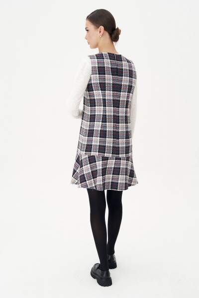 Легкий демисезонный сарафан А-силуэта с воланом Fantazia Mod 4636 - фото 4