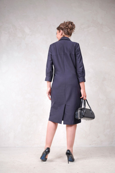 Демисезонное платье с печатью бабочки и рукавом 3/4 Avanti 1656-1 - фото 2