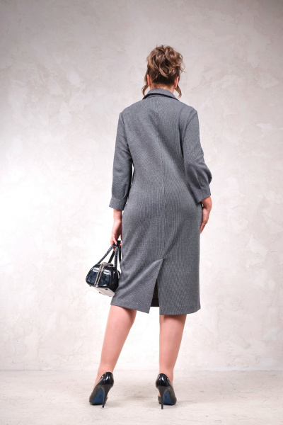 Демисезонное платье с печатью бабочки и рукавом 3/4 Avanti 1656 - фото 3