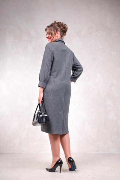 Демисезонное платье с печатью бабочки и рукавом 3/4 Avanti 1656 - фото 2