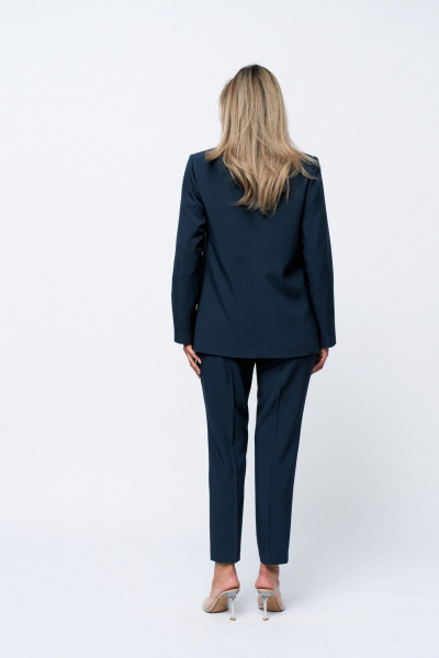 Женский деловой костюм с жакетом и классическими брюками Verita 2316 - фото 7