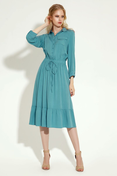 Платье Prio 2680z бирюзовый - фото 1
