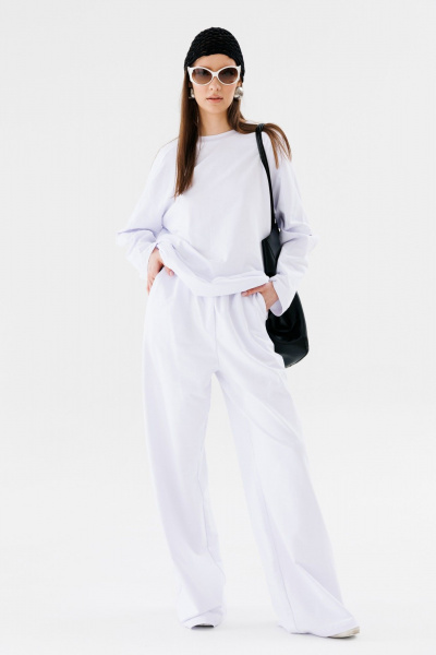 Демисезонная вязаная шапочка-кроше ручной работы NikVa 706-1 чёрный - фото 1