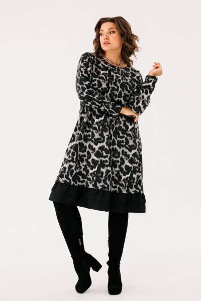 Платье свободного силуэта в стиле бохо с карманами INVITE 4079 - фото 5