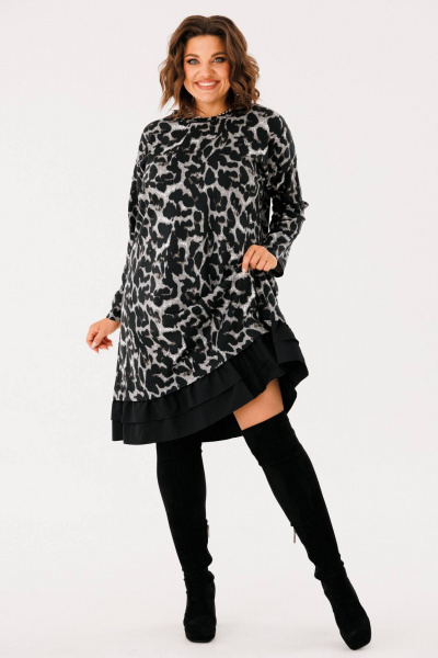 Платье свободного силуэта в стиле бохо с карманами INVITE 4079 - фото 4