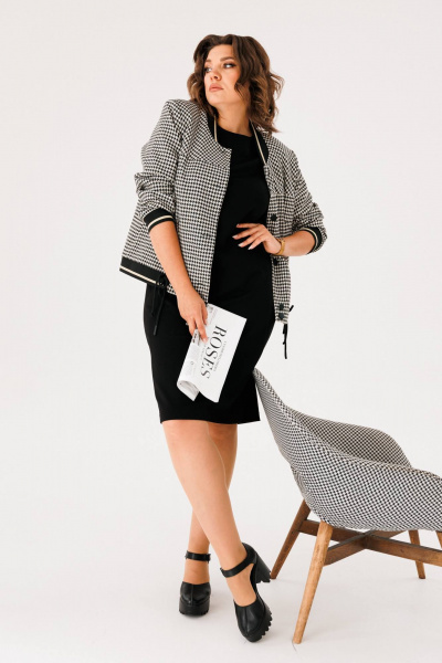 Комплект бомбер и платье полуприлегающего силуэта INVITE 6066 - фото 6