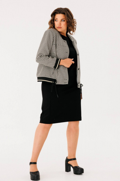 Комплект бомбер и платье полуприлегающего силуэта INVITE 6066 - фото 2