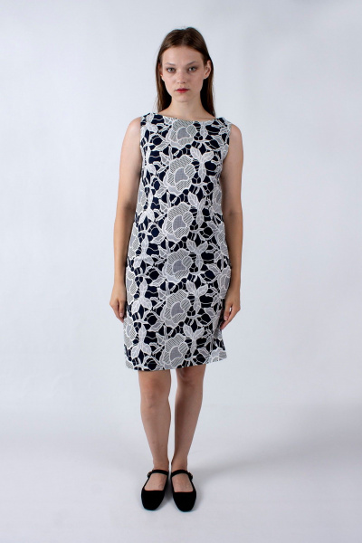 Платье с голой линией шеи и молнией на спинке Mita ЖМ1216а - фото 1