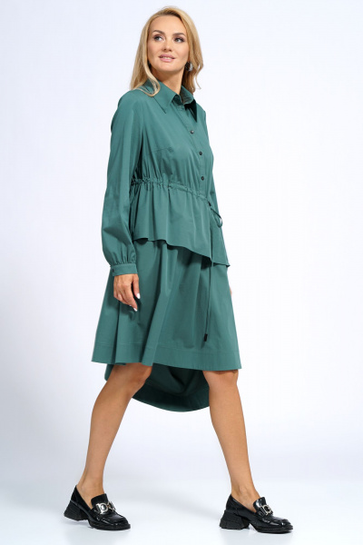 Платье Alani Collection 2178 хвойно-зеленый - фото 3