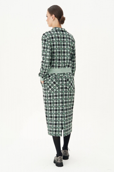 Костюм из мягкого трикотажа в гусиную лапку, демисезон Fantazia Mod 4347 - фото 3