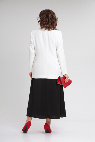 Жакет, платье Lady Secret 3742 молочный+черный - фото 4