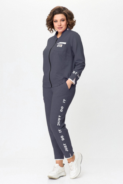 Брюки, бомбер Bonna Image 889 серо-синий - фото 1