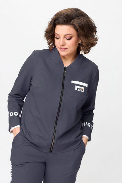Брюки, бомбер Bonna Image 889 серо-синий - фото 3