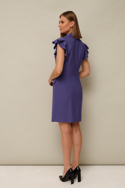 Платье полуприлегающего силуэта с ремнем и карманами PUR PUR 11-055/4 - фото 5