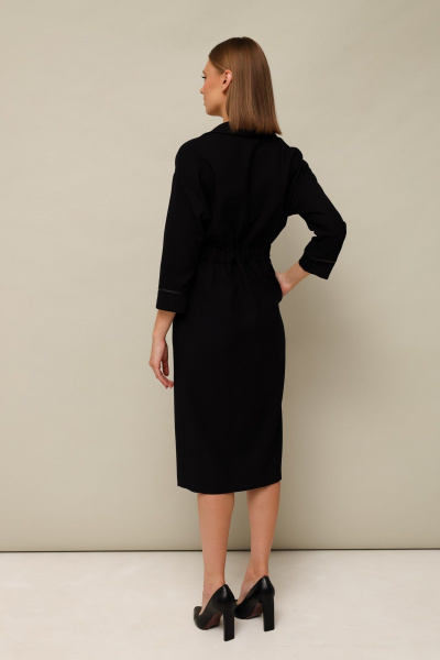 Платье-футляр с широкими резинками и молнией спереди PUR PUR 11-223 - фото 4