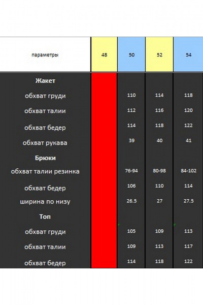 Брюки, брошь, жакет, топ Lady Secret 2921/1 синий+белый - фото 9