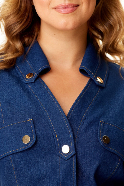 Платье VI ORO VR-1144 деним - фото 9