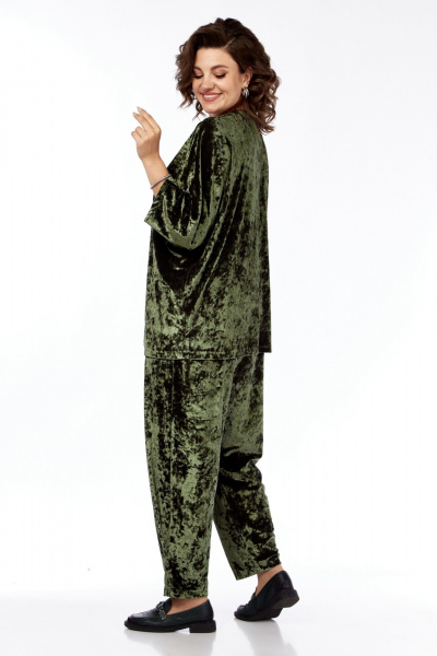 Брюки, кардиган Диомант 1993 зелень - фото 4