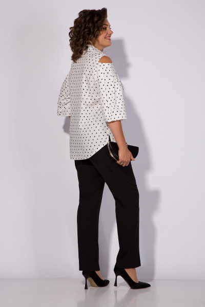 Комплект блузы с пышными рукавами и брюками Liliana 1332БрЛ - фото 3