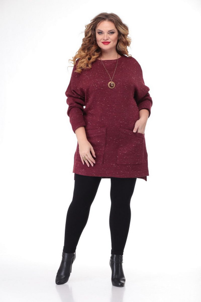 Туника БелЭльСтиль 797 бордо - фото 5