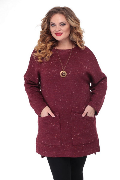 Туника БелЭльСтиль 797 бордо - фото 3