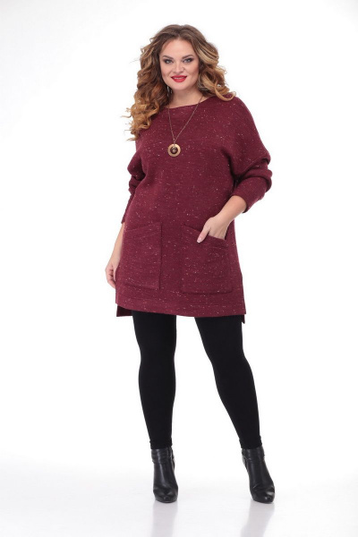 Туника БелЭльСтиль 797 бордо - фото 1