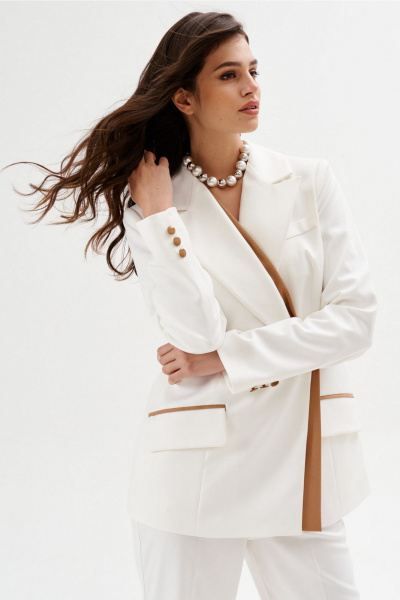 Демисезонный костюм с брюками и жакетом на подкладке RINKA 1286 - фото 18