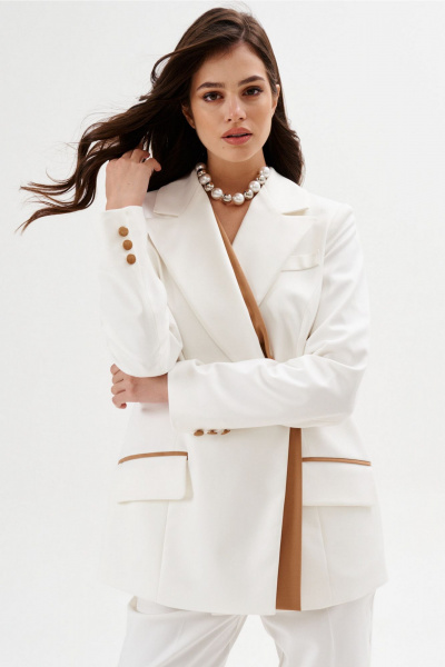 Демисезонный костюм с брюками и жакетом на подкладке RINKA 1286 - фото 17