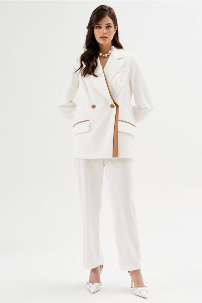 Демисезонный костюм с брюками и жакетом на подкладке RINKA 1286 - фото 10