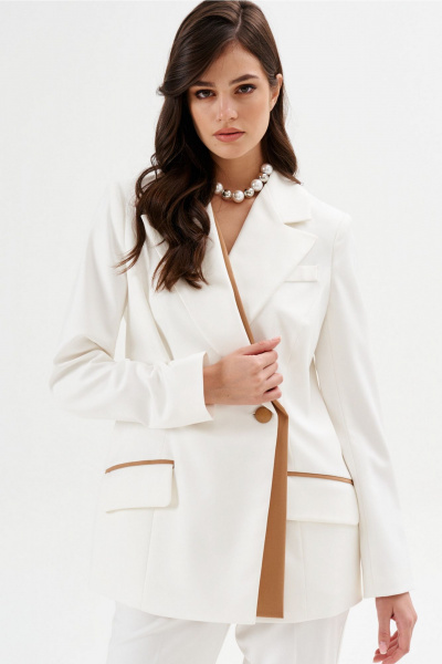 Демисезонный костюм с брюками и жакетом на подкладке RINKA 1286 - фото 4