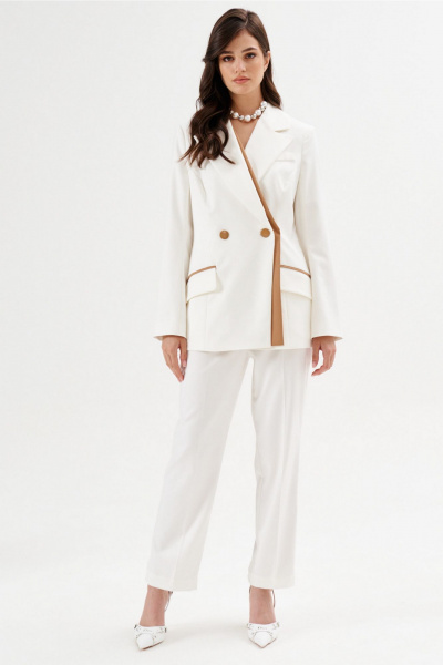 Демисезонный костюм с брюками и жакетом на подкладке RINKA 1286 - фото 1