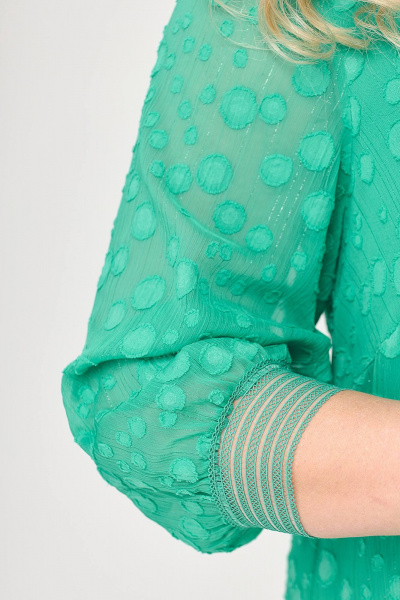 Платье с воланом и каплей из шифона для женственных повседневных луков Algranda А3986-a - фото 5