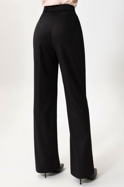 Демисезонный костюм брюки жакет из текстиля на каждый день Golden Valley 6620 черный - фото 6