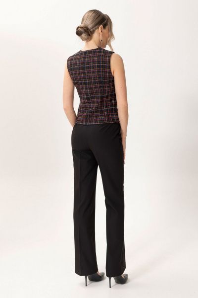 Текстильный костюм 2-ка брюки и жилет на каждый день Golden Valley 6605 мультиколор - фото 3