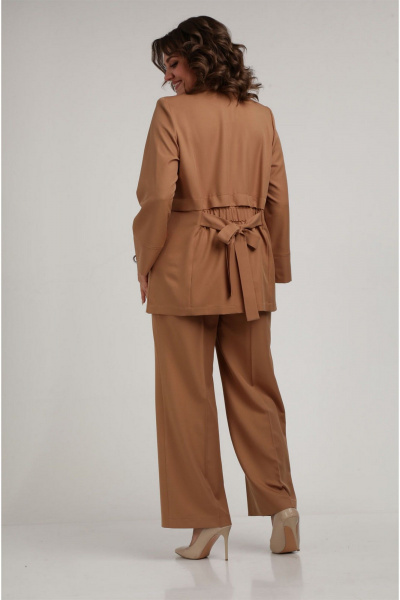 Деловой костюм комплект из жакета и брюк с резинкой VIA-Mod 637 - фото 3