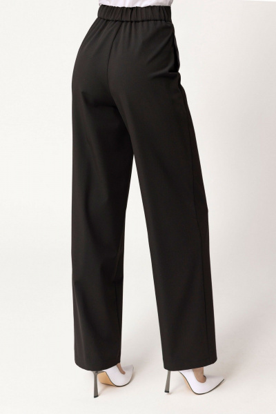 Демисезонный костюм из жакета и брюк с прорезными карманами Golden Valley 6614 черный - фото 5