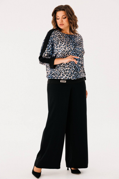 Блуза и брюки палаццо на резинке для повседневности INVITE 6065 - фото 10