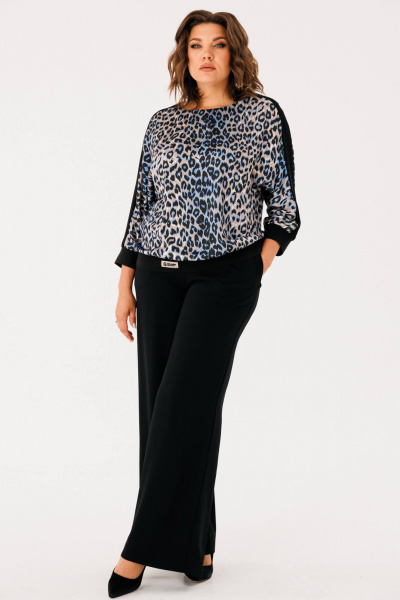 Блуза и брюки палаццо на резинке для повседневности INVITE 6065 - фото 8