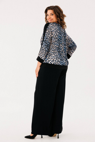 Блуза и брюки палаццо на резинке для повседневности INVITE 6065 - фото 2