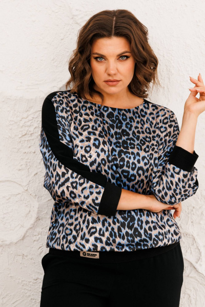 Блуза и брюки палаццо на резинке для повседневности INVITE 6065 - фото 3